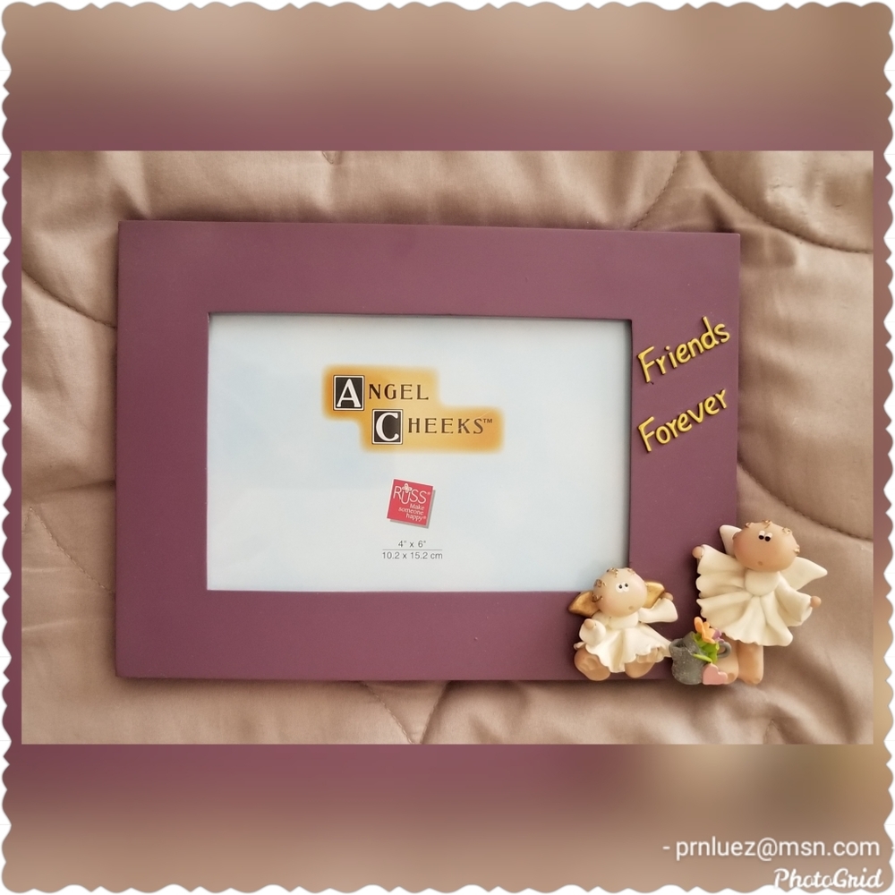 Russ Berrie Friends Forever Photo Frame - Picture 1 of 4